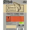 Truite fuméeau bois de hêtre (4) 100g