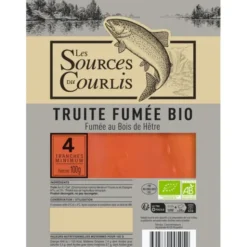 Truite fuméeau bois de hêtre (4) 100g