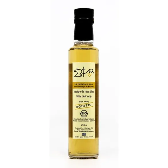 Vinaigre de vin blanc à la mandarine et aux épices 250ml