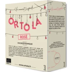 Vin de France rosé Moment Suspendu 3L