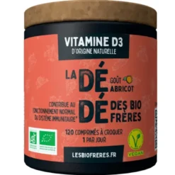 Vitamine D3 abricot comprimé à croquer (120) 58,8g