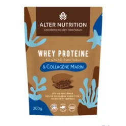 Whey protéine au cacao & collagène marin 200g