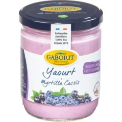 Yaourt brassé cassis myrtille 400g
