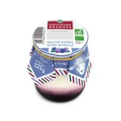 Yaourt brebis brassé mûre-myrtille 125g