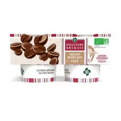 Yaourt brebis entier café 2x125g
