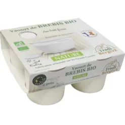 Yaourt brebis nature entier 4x105g