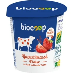 Yaourt fraise brassé 400g