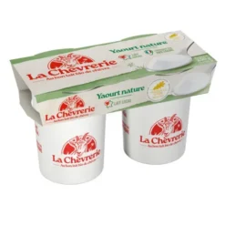 Yaourt nature au lait de chèvre 2x125g