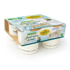 Yaourt nature 1/2 écrémé brebis 4x125g