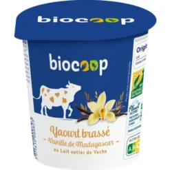 Yaourt vanille brassé 400g